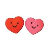 Happy Face Hearts Asst Sugar Decons- Set of 8