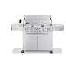 Weber 2780001 Summit S-670 Stainless Steel LP Gas Grill W/ P