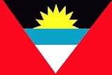 3 x 5 Feet Antigua and Barbuda 2-ply-Poly - indoor International Flag Made in US.