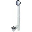 Plumb Pak/Keeney Mfg. 62AW Plastic Bath Drain - Metal Lift'n Turn