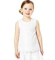 Autograph Pure Cotton Broderie Blouse