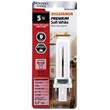 Sylvania Lighting 20479 Compact Fluorescent Eco Single Tube Cfl 5 Watt