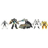 Transformers 3 Dark of the Moon Exclusive Cyberverse Legion Class Action Figure Playset Cybertronian Warriors Pack Ironhide Bumblebee vs Barricade Crankcase