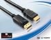 PureLink - basic+ Serie. Zertifiziertes DisplayPort HDMI 1.3 Adapter Kabel mit 24 kt. vergoldeten Steckkontakten - VESA. FullHD 1080p, 1920x1200. DisplayPort Stecker konvertiert zu HDMI A Stecker. Dreifache Abschirmung. DC0012-015. Länge: 1,50m