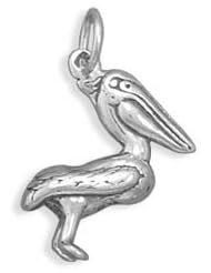 Sterling Silver Pelican Charm