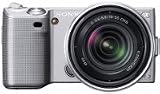 alpha NEX-5 Compact Interchangeable Lens Digital Camera w/18-55mm Zoom Lens (Silver)