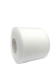 Mixed Colors Bulk Prewrap for Athletic Tape - 1 Roll PRE-WRAP, White