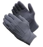 Gray Cotton Parade Gloves - Pair