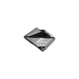 12' x 25' Heavy Duty Poly Canopy Tent Boat RV or Pool Cover Tarp in Silver Black by TRP Inc.