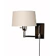 Glenna Jean Silver Hinged Wall Lamp