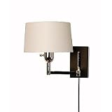 Glenna Jean Silver Hinged Wall Lamp