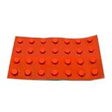 28 Small Dayglo Orange Bumps