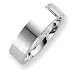 Sterling Silver 7mm Comfort Fit Flat Band
