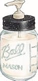 Black Speckle Mason Jar Soap Pump