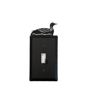 Monazite ES-116 Loon – Single Switch Electric Cover Powder Metal Coated