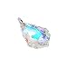 Sterling Silver Multi Faceted Swarovski Crystal Pendant