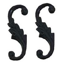 Dollhouse Miniature S Hook in Black
