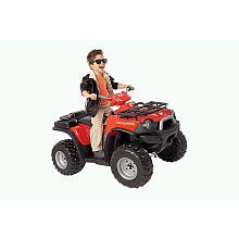 Power Wheels Fisher-Price Kawasaki Red Brute Force