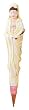 Kuan Yin Pen - Sold in Pack of 6 - Cold Cast Resin - 6'' Length Kuan Yin Pen - Sold in Pack of 6 - Cold Cast Resin - 6'' Length