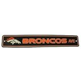 Denver Broncos Plastic Street Sign "Broncos Drive"