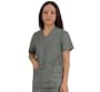 Natural Uniforms Solid Stitched Scrub Top And Pant Set