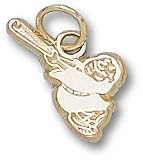 San Diego Padres Friar 1/2 Charm/Pendant -14K/10K, Stainless Steel or Gold Plated