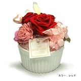 【お祝い・記念日・誕生日・フラワーギフト・バラ】 プチガトー　お花のケーキ　（プリザーブドフラワー）