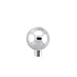 Solid 14KT White Gold Internally Threaded Replacement Ball 3mm - 14 Gauge