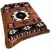 Wyndham HouseTM Brown Native American Print Blanket