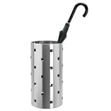 Silver umbrella stand