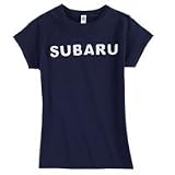 Genuine Subaru Ladies' Applique Tee - Navy- Size Extra Large by Subaru