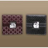 Kleer-Vu Hampshire Raised Crocodile Leather-like BookBound Memo Album, Holds 200 4