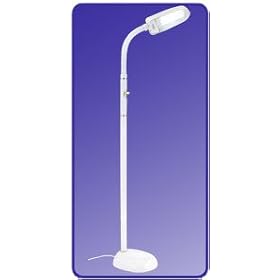 BlueMax 42w White Dimmable Floor Lamp