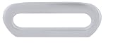 Tools & Hardware : Atlas Homewares 246-BRN 4-1/4-Inch The Moderns Collection Mod Oval Pull, Brushed Nickel