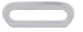 Atlas Homewares 246-BRN 4-1/4-Inch The Moderns Collection Mod Oval Pull, Brushed Nickel