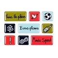 Bo�te de 9 magnets Faire le plein, Derri�re la porte