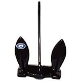 Greenfield Products 928B Marine Black Coated Navy Anchor - 28  Pound Capacity