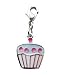 Bombay Duck  Cherry Cup Cake Charm 