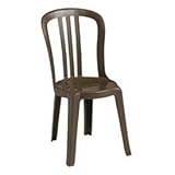 Resin Stacking Sidechair Bronze. Package of 32