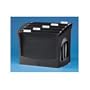Plastic Portable Tiered File Manager & 7 Letter Size Hanging File Folders, Black (FEL00564) Category: Personal