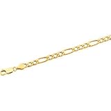 14K Yellow Gold Figaro Chain - 18 inches