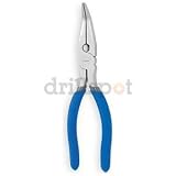 Westward 1UKK4 Long Nose Plier, 6 1/2 In L, Dipped Grip