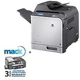 Konica Minolta 4690MF Magicolor Multifunction Color Laser Printer, Copier, Scanner & Fax, 2400x600 dpi, 25ppm Print Speed - with Mack 3 Year Extended Warranty for Scanners & Printers
