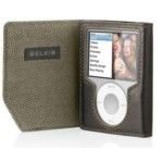 Belkin F8Z267EABRN Leather Folio Case [iPod Nano 3G, Brown]