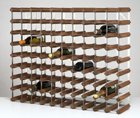 from RTA 90 Bottle Wine Rack Kit - Dark Stained Oak