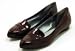 Calvin Klein Pucker Patent Loafer Shoes, Opera, 5.5