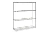 Nexel Stainless Steel Wire Shelving 60W X 18D X 74H