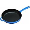 Lodge Color EC11S33 Enameled Cast Iron Skillet, Caribbean Blue, 11-inch