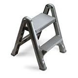 RCP420903CYLND - Two-Step Folding Plastic Step Stool
