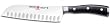 Wusthof Classic Ikon 7-Inch Santoku, Hollow Edge, Black